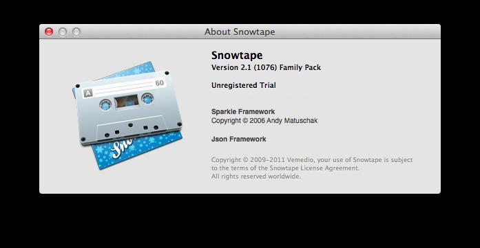 Snowtape mac serial number