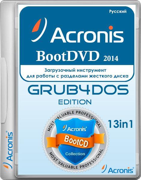 Acronis BootDVD 2014 Grub4Dos Edition v.17 13in1 (RUS/2014)