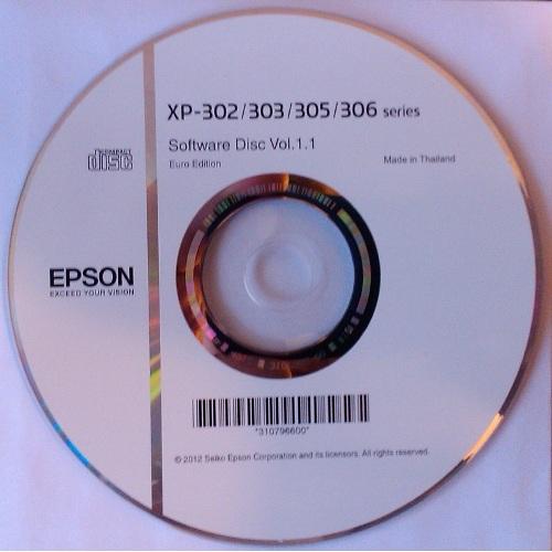Драйвера (фирменные, родные) для Принтера EPSON XP 302/303/305/306 v.1.1 Euro Edition