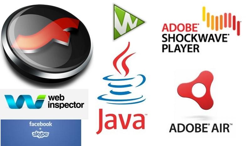 09.04.2013 Adobe Flash Player - Adobe Shockwave Player - Adobe Integrated Runtime - Adobe Reader - Java SE Runtime Environment -  WebM - Facebook Video Call - Comodo Web Inspector