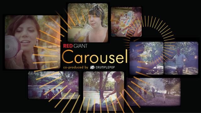 CrumplePop Red Giant Carousel