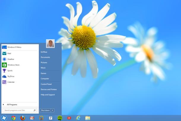 Start8 v.1.20 – возвращаем кнопку «Пуск» в Windows 8