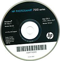 CD драйвера МФУ HP PS 7510 Wi-Fi
