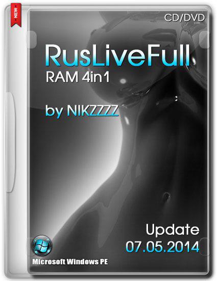 RusLiveFull RAM 4in1 by NIKZZZZ CD/DVD v.07.05.2014&#8203; Rus/Eng