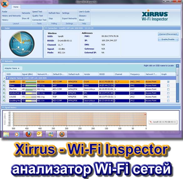Xirrus-wifi-inspector + Gadget