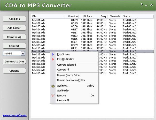 Скриншоты к CDA to MP3 Converter 3.3 build 1228 (2014) PC | Portable by Spirit Summer