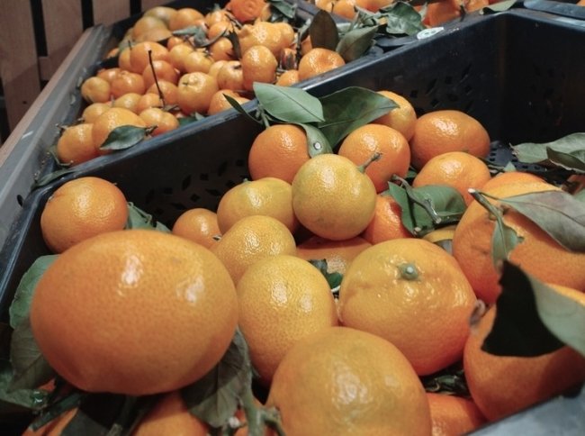 За первые недели ноября в Калининград ввезли более 200 тонн мандаринов